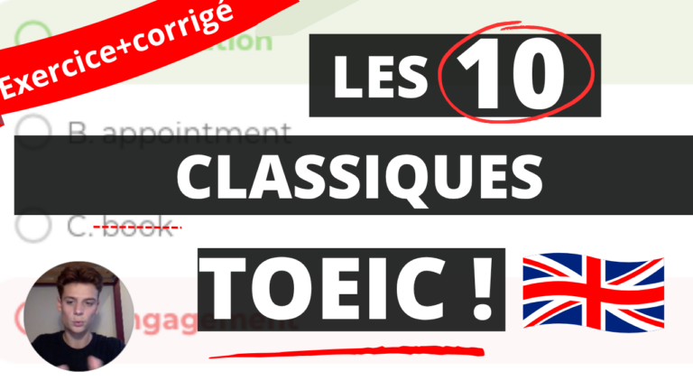 Grammaire TOEIC : les points qui tombent le plus souvent